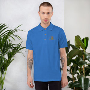 Horse Logo Embroidered Polo Shirt